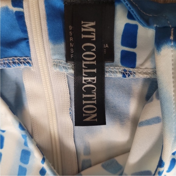 Blue/White Dress by MT Collection. Size S - Picture 4 of 4